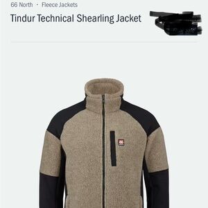 Men's Black and Tan Performance Jacket by 66°North